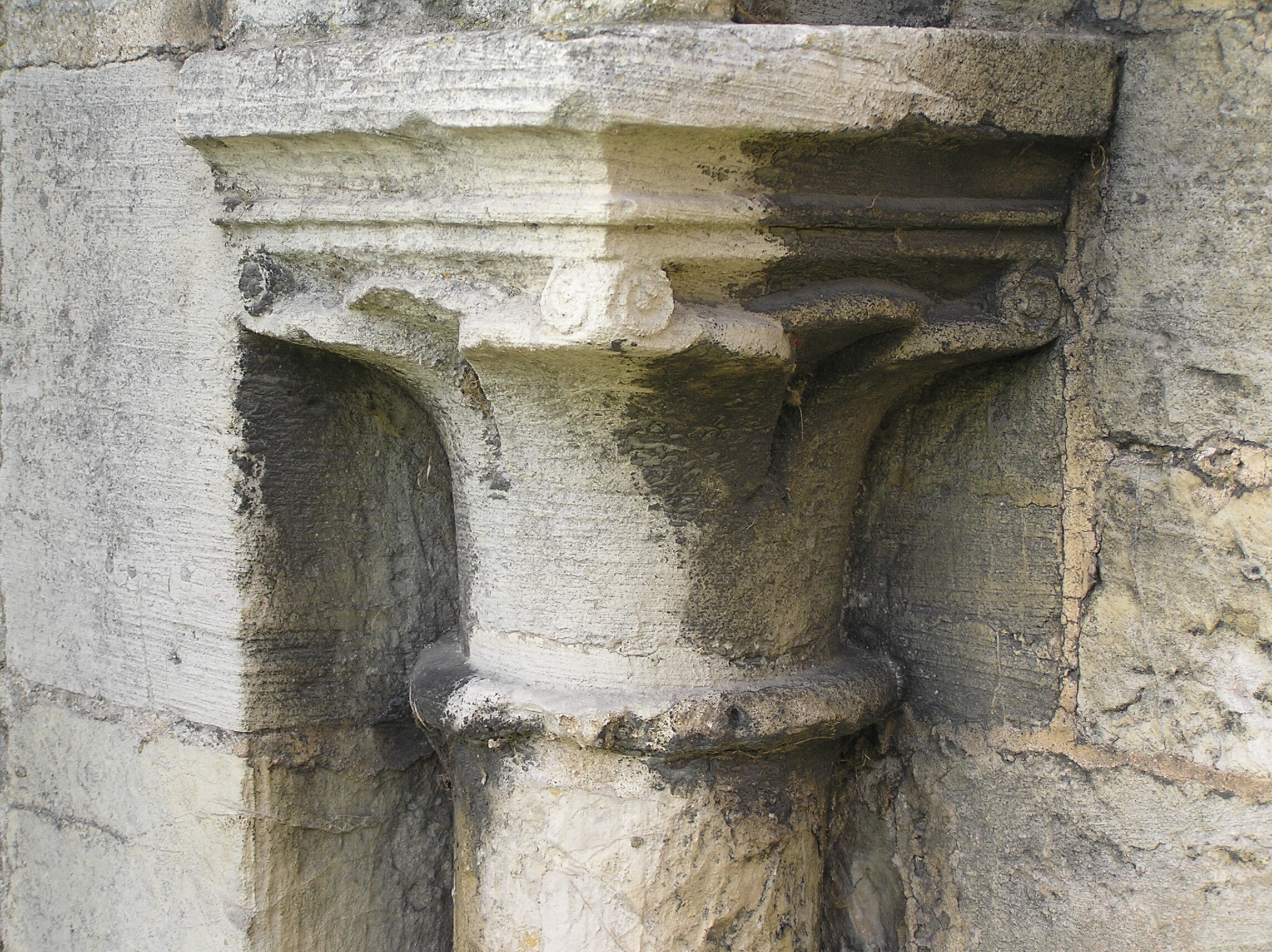 Waterleaf Stone Waterleaf and Flat Leaf capitals | Stories in Stone